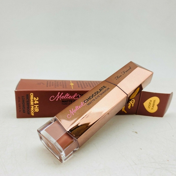 Too Faced Other - 🌟🧚‍WARM & FUDGY Too Faced DISCONTINUED Melted Chocolate Matte Eyeshadow NWT